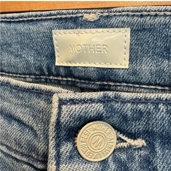 NWT MOTHER DENIM The Weekender Fray, Punk Charming Wash, Sz 31 - Picture 4 of 9